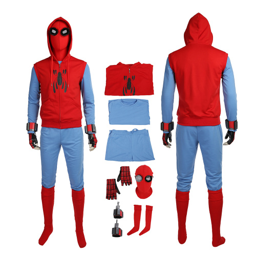 Spider-Man Costume Spider-Man: Homecoming Cosplay Peter Parker Red Cool Outfit
