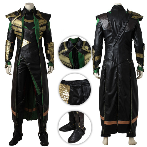 Loki Costume Thor: The Dark World Cosplay Loki Odinson Full Set Deluxe Version