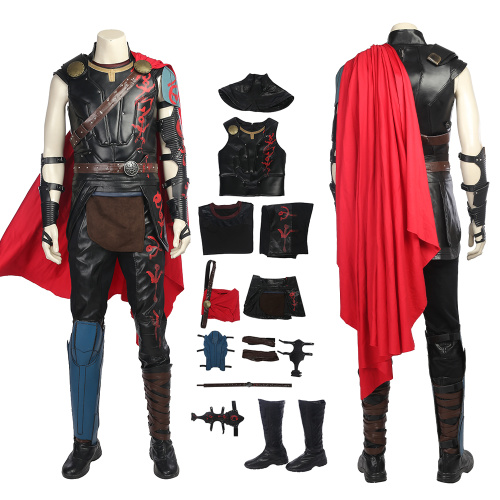 Thor Costume Thor: Ragnarok / Thor 3 Cosplay Man Halloween Full Set
