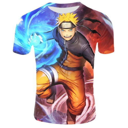 T-shirt 3D anime Naruto short sleeve