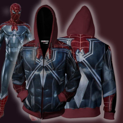 SPIDERMAN Superhero Armor Hoodie Jacket