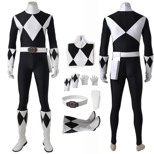 Black Ranger Mammoth Ranger Costume Power Rangers Cosplay Goushi High Quality Full Set